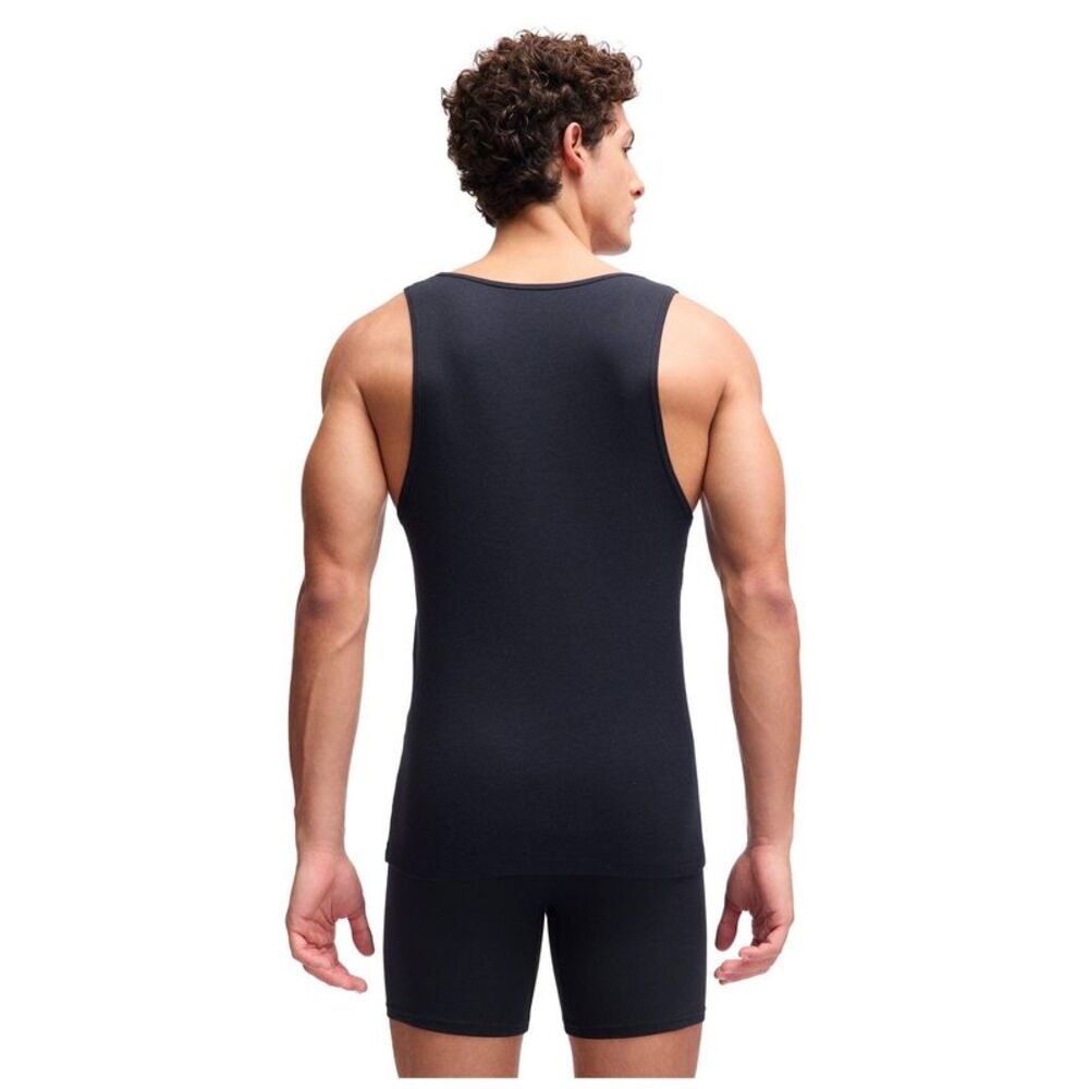 Under Armour Mens Plain Cotton Blend Tank Top / Black